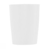 Article Poignets plissés pour pots de fleurs blanc 14,5cm 100 pièces