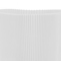 Article Poignets plissés pour pots de fleurs blanc 14,5cm 100 pièces