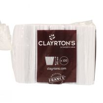 Article Poignets plissés pour pots de fleurs blanc 14,5cm 100 pièces