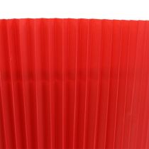 Cache-pots plissés rouges 14,5 cm 100 p.