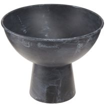 Article Bol à plantes en métal anthracite Ø20,5cm 2pcs