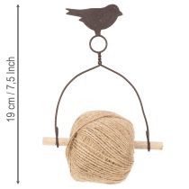 Article Porte-ruban décoratif et pratique, oiseau, style shabby chic