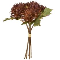 Article Pelote d’épingle artificielle Leucospermum Violet 30cm 6pcs