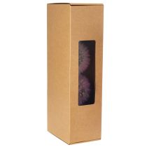 Article Décoration pissenlit, fleur séchée, stabilisée et teintée, délicate et résistante, 12 cm, lot de 4.