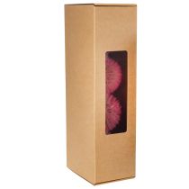 Article Décoration de pissenlit géant séché, accessoire élégant pour la maison, 12 cm, lot de 4