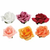 Article Mousse rose Ø4.5cm différentes couleurs 36pcs