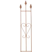 Article Treillis de jardin, support décoratif en forme de cœur pour plantes grimpantes, 98 cm