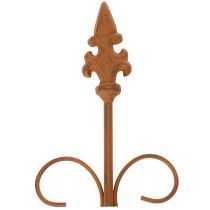 Article Treillis à motif de cœur, support pour plantes grimpantes de style romantique pour allées de jardin ou terrasses, 101 cm