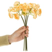 Article Branche de renoncule pour compositions florales décoratives en vase, 32 cm, lot de 5
