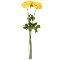 Article Renoncule artificielle, fleur unique pour une décoration élégante et facile d'entretien, 51 cm, lot de 3.