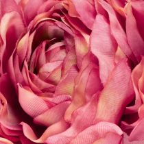 Article Bouquet de renoncules artificielles pour une décoration élégante et facile d'entretien, 51 cm, 3 pièces
