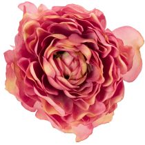 Article Bouquet de renoncules artificielles pour une décoration élégante et facile d'entretien, 51 cm, 3 pièces