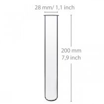Article Tube à essai 200 mm × 27 mm