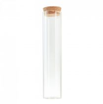 Article Vase décoratif tube à essai avec couvercle en liège Ø4cm H18cm 6 pcs