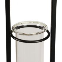 Décoration tube à essai pour suspendre des mini vases en verre H22,5cm 2pcs