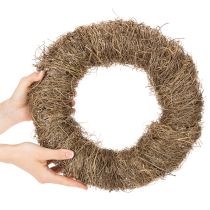Article Couronne en Matériau Naturel 35 cm - Base pour Décorations Créatives