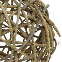 Boule déco vigne naturel foncé Ø20cm
