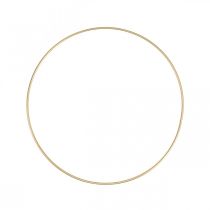 Bague métal anneau déco Scandi anneau déco boucle doré Ø30cm 4pcs