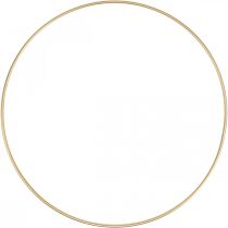 Bague métal anneau déco Scandi anneau déco boucle doré Ø40cm 4pcs