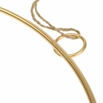 Article Deko anneaux suspendus en métal Ø35cm dorés - Lot de 4