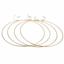 Article Deko anneaux suspendus en métal Ø35cm dorés - Lot de 4