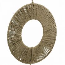 Article Bague décorative en ficelle de jute pour une déco bohème et un design créatif