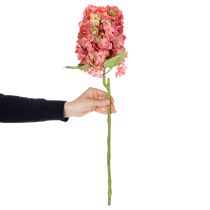 Article Fleur d'hortensia artificielle élégante, idéale pour une décoration de chambre attrayante, 62 cm