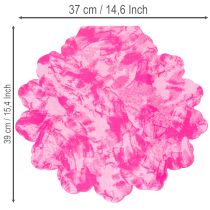 Article Manchette ronde pour bouquets 38 cm rose vif