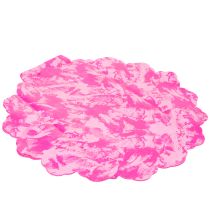 Article Manset décoratif rond rose vif pour bouquets – 48 cm