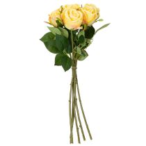 Article Bouquet de roses (6 pièces) de 44 cm, pour une décoration élégante du salon.