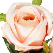 Article Bouquet de roses artificielles pour une décoration intérieure élégante et les occasions festives, 44 cm, 6 pièces