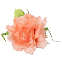 Article Rose artificielle XXL en papier rose – 92 cm