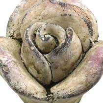 Béton rose gris, violet Ø7.7 H5.5cm 3pcs