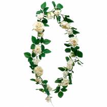 Romantique Rose Guirlande Fleur De Soie Rose Artificielle Vigne 160cm