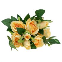 Bouquet de roses en crème L46cm