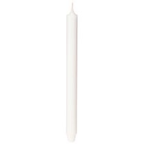Article Bougies rustiques blanches avec base conique 350/28 mm 4 pièces