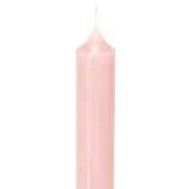 Article Bougies Rustiques Roses en Cire Colorée Masse 350x28mm Lot de 4