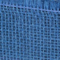 Article Ruban de jute rustique coloré couleurs assorties 40/70 mm 2 m 10 pièces