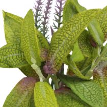 Article Bouquet de sauge artificielle, fleurs en soie, branches de sauge violette artificielle L26cm 4pcs
