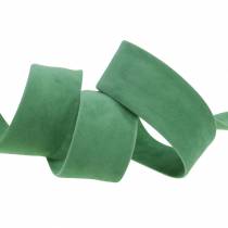 Article Ruban velours vert 25mm 7m