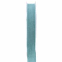 Ruban velours bleu clair 15mm 7m