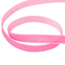 Article Ruban de velours ruban décoratif ruban cadeau velours rose 10mm 20m