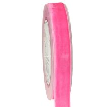 Article Ruban de velours rose, ruban décoratif, ruban de velours rose, 20 mm, 10 m