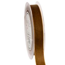 Article Ruban en velours marron 20 mm x 10 m pour décoration et emballage cadeau