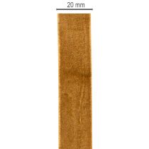 Article Ruban décoratif en velours en rouleau, emballage cadeau raffiné, 20 mm x 10 m