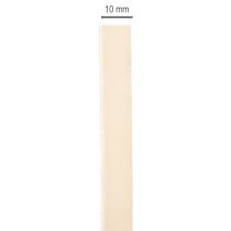 Article Satiné ruban en polyamide crème 10mm 20m pour décoration et bricolage