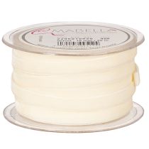 Article Satiné ruban en polyamide crème 10mm 20m pour décoration et bricolage