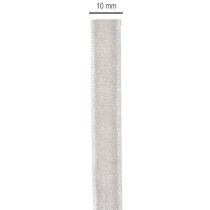 Article Ruban en velours gris 10 mm x 20 m pour décoration intérieure et loisirs créatifs