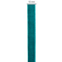 Article Satiné ruban en polyamide 10 mm x 20 m couleur bleu pétrole pour décoration intérieure et emballages cadeaux