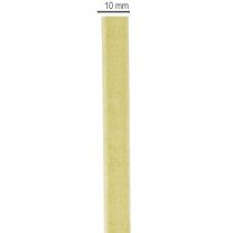 Article Ruban en velours 10 mm x 20 m pour décorations et projets créatifs, vert sauge
